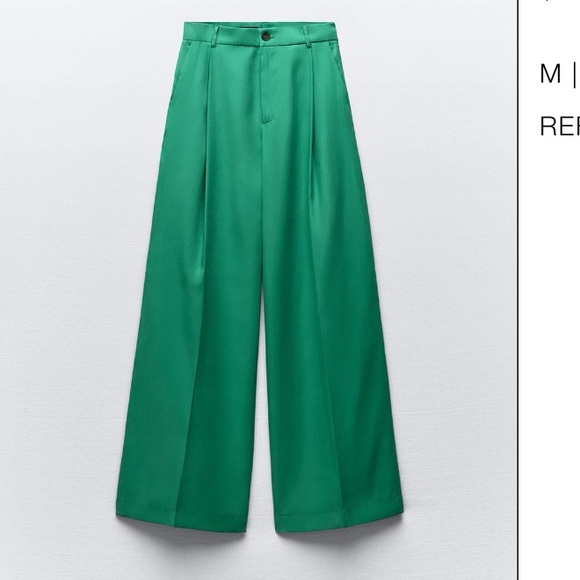 Zara flowy pleated pants - Picture 2 of 2